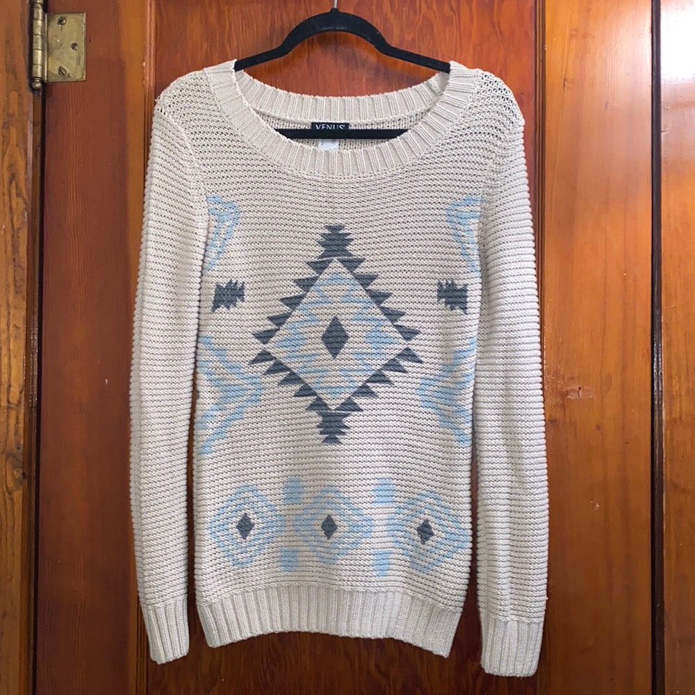 Venus Tribal Print Sweater